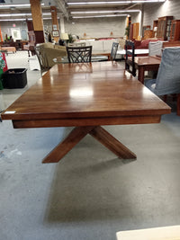 72"W Extendable Wood Dining Table