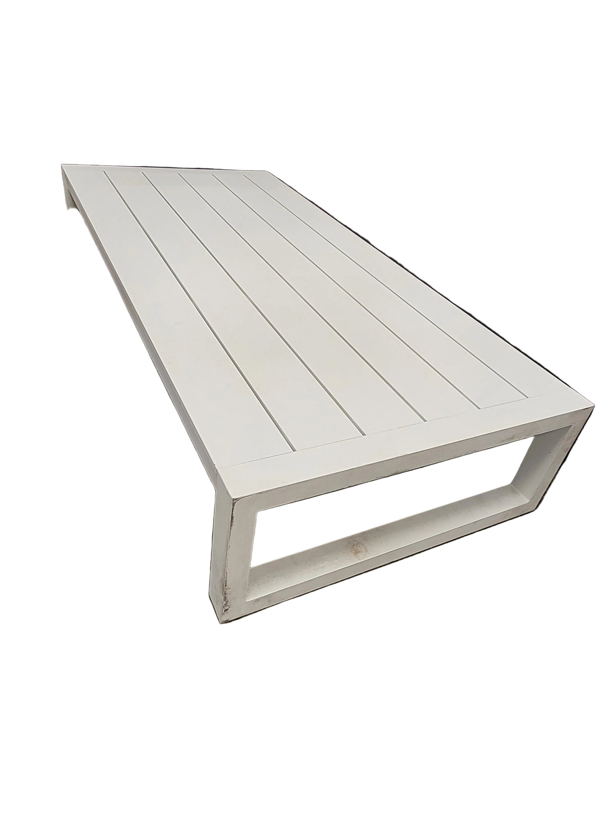 White Outdoor Coffee Table