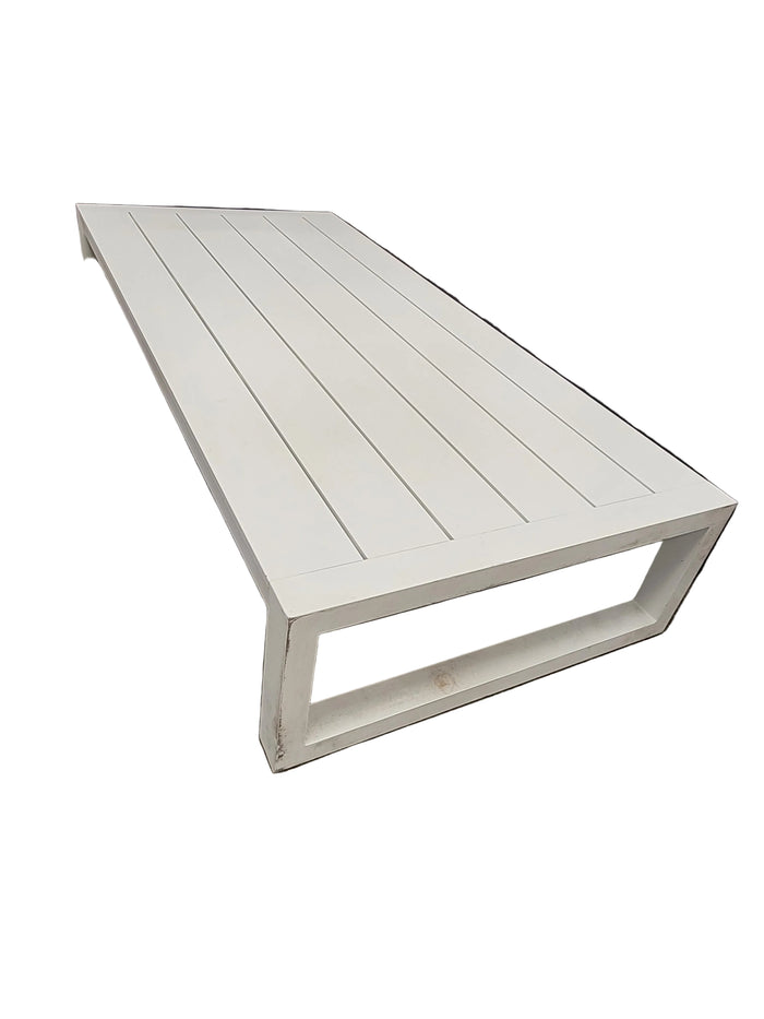 White Outdoor Coffee Table