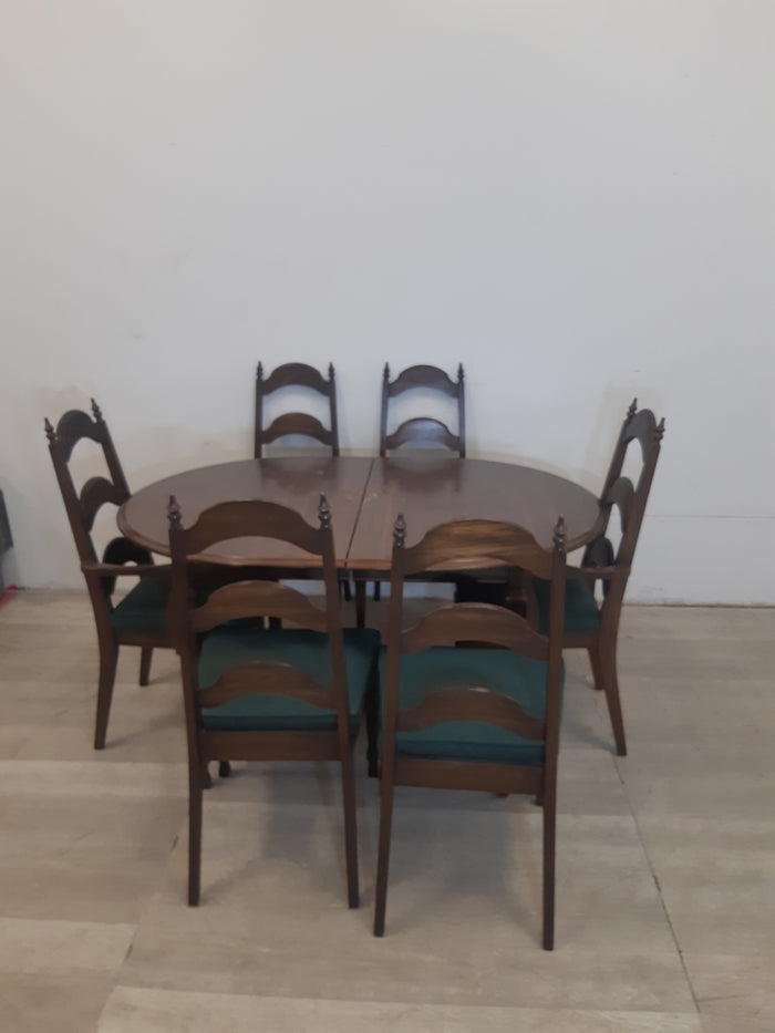 7 Piece Solid Wood Dining Set