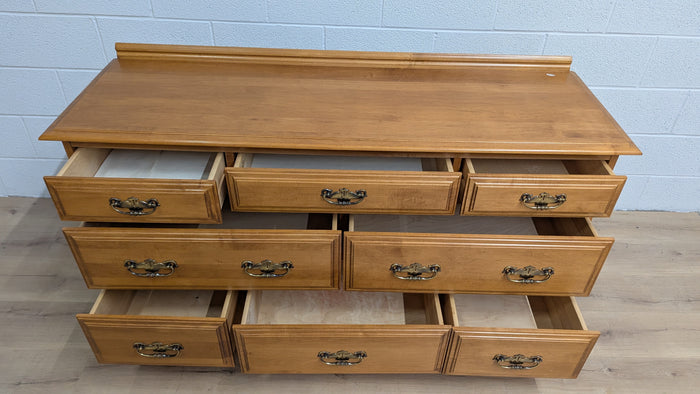 57"W Maple Dresser