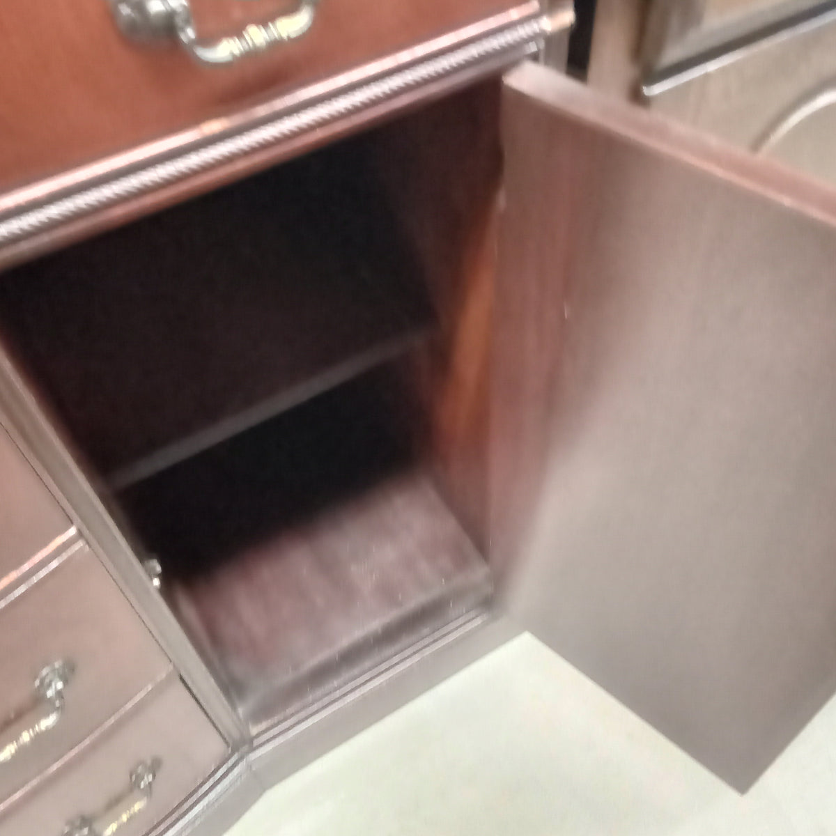 50"W Wooden Sideboard with Six Drawers