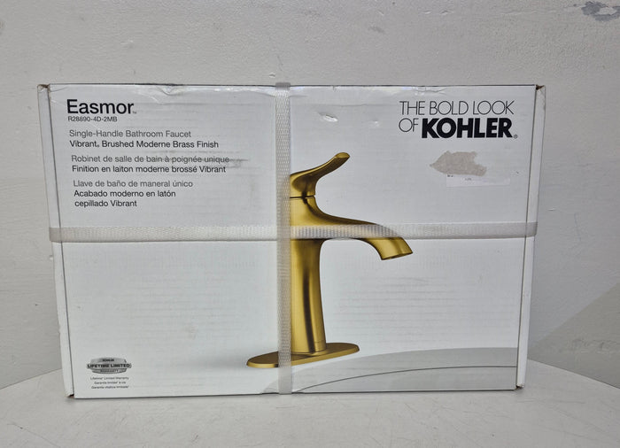 KOHLER Easmor 1-Handle Bathroom Sink Faucet in Gold