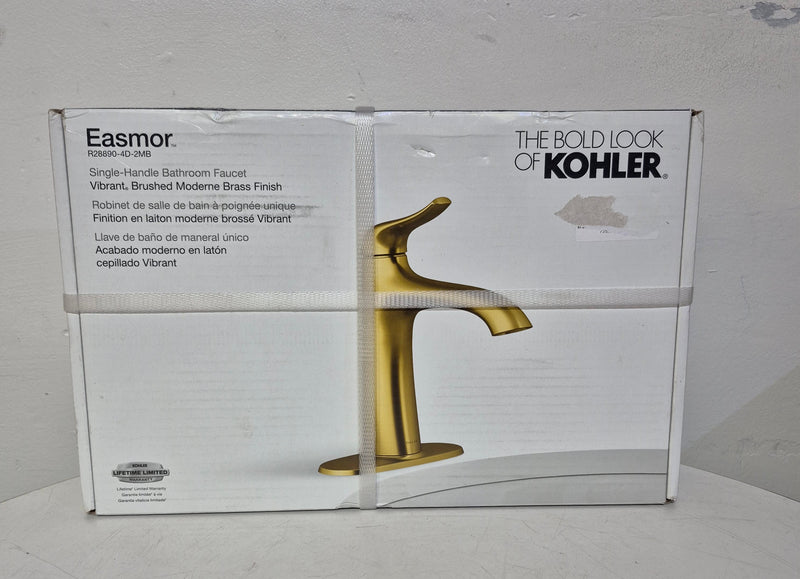 KOHLER Easmor 1-Handle Bathroom Sink Faucet in Gold