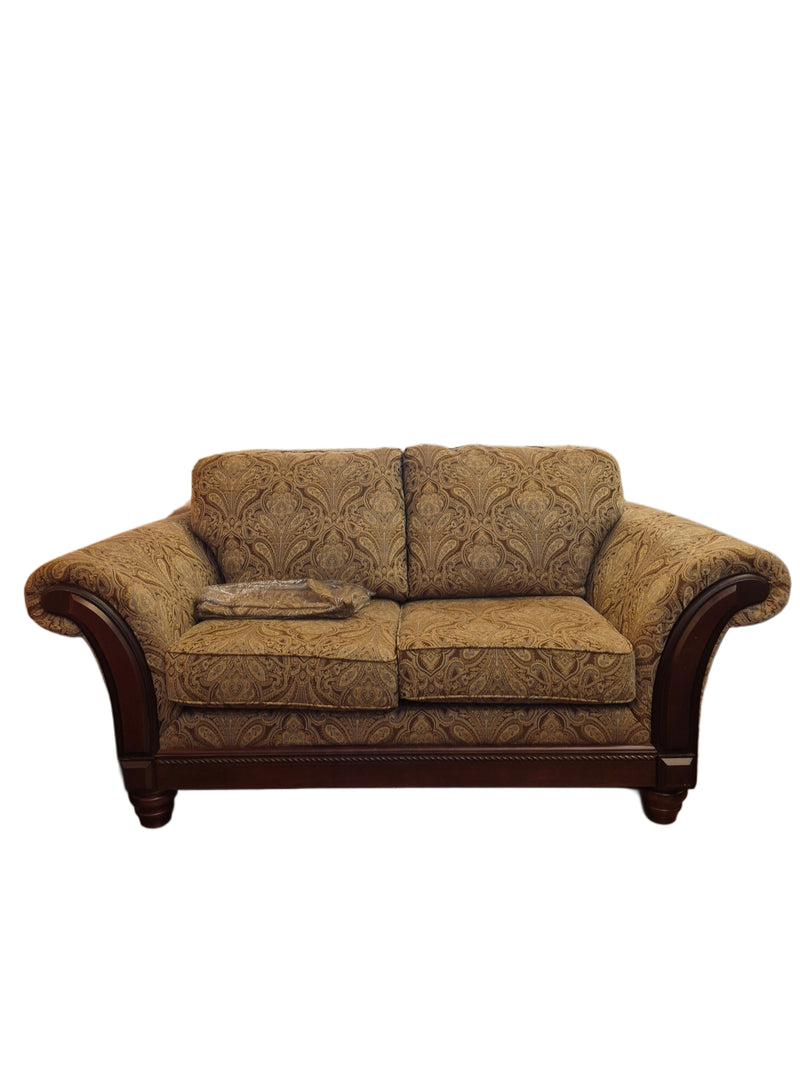 2-Seat Vintage Patterned Sofa