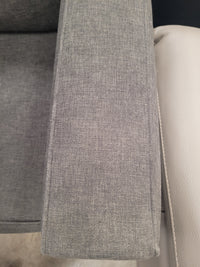 Charcoal Grey Upholstered Armchair