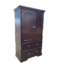 Dark Espresso-Finished Wardrobe