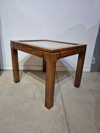 Cane Top Side Table