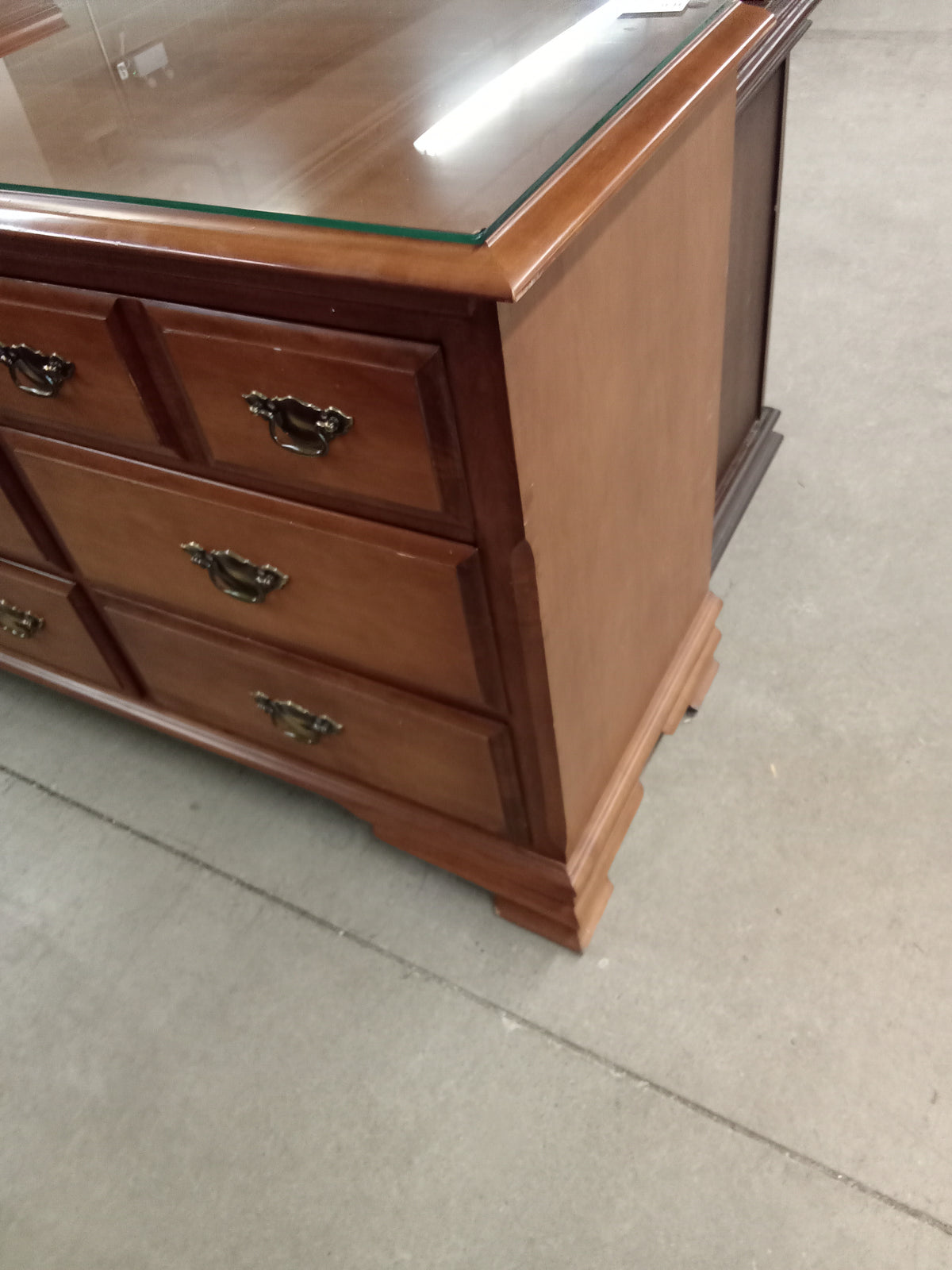 64"W 9-Drawer Wooden Dresser