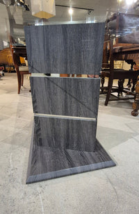 Contemporary Tempered Glass Dining Table