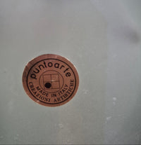 Puntoarte Hand Painted Vase with Dried Flower Arrangement