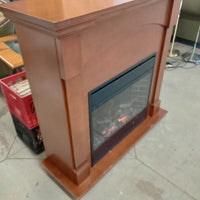 45"W Electric Fireplace within Wooden Mantel
