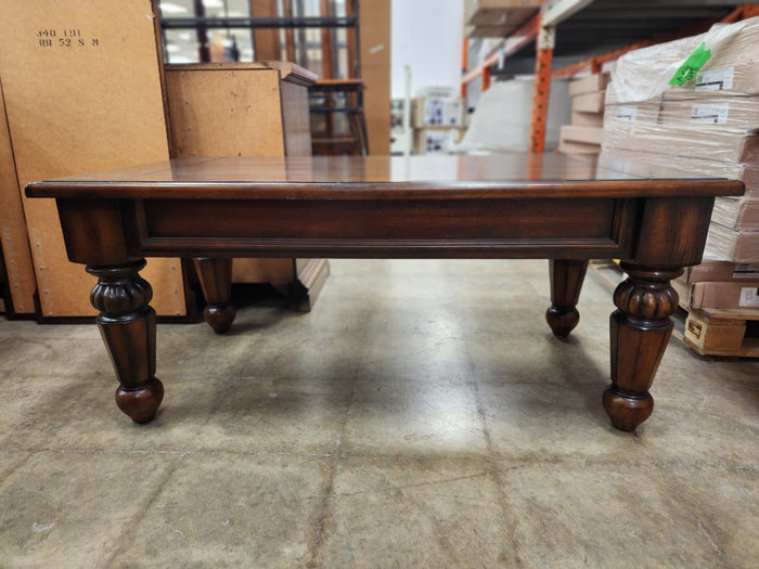 Dark Solid Wood Coffee Table