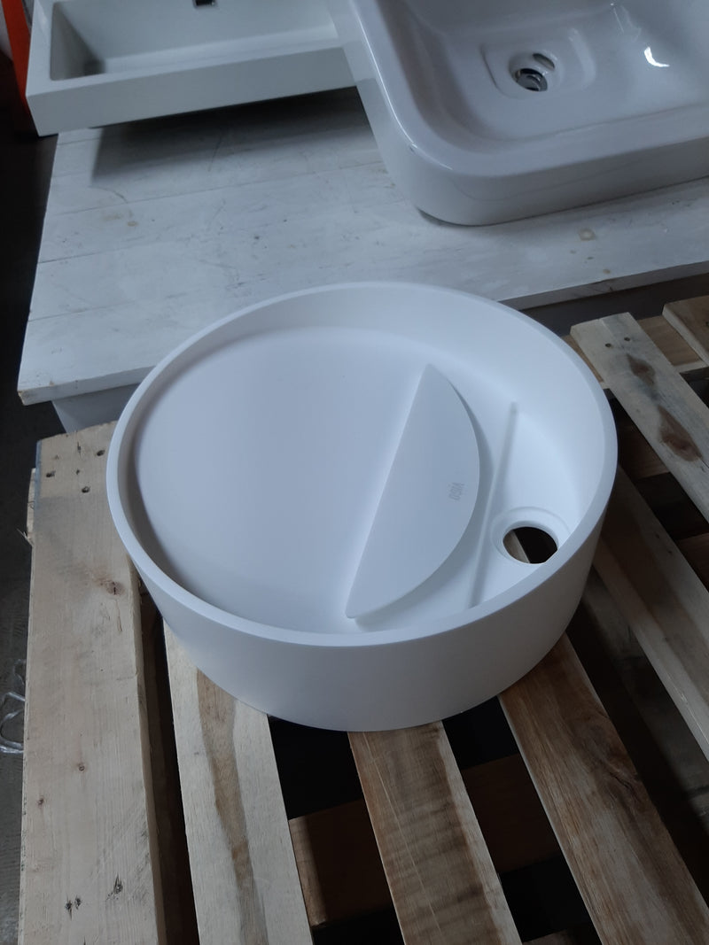 Vigo Starr Round Matte Stone Bath Sink