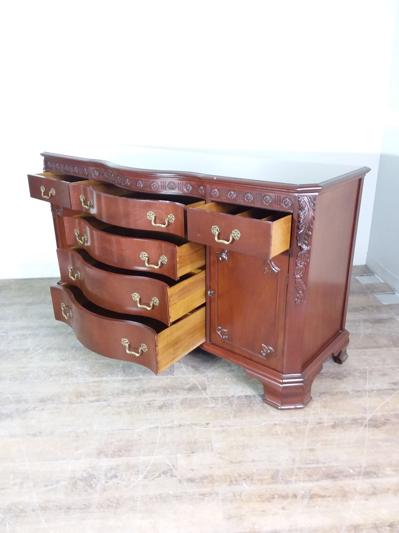 Ornate Wood Sideboard