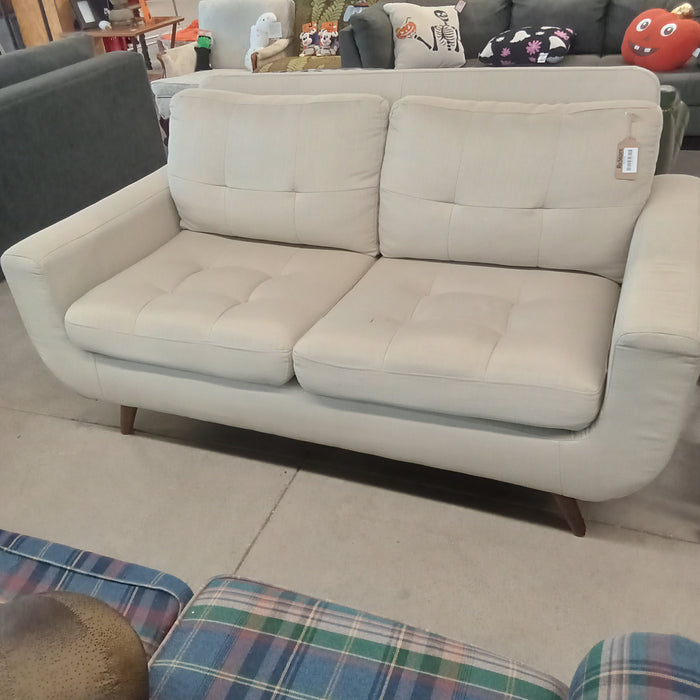 67"W 2-Seat Love Seat in Light Gray