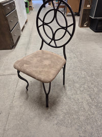45" Round Glass Top Dining Set with 4 Chairs