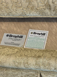 Broyhill Tone on Tone Paisley Upholstered Sofa