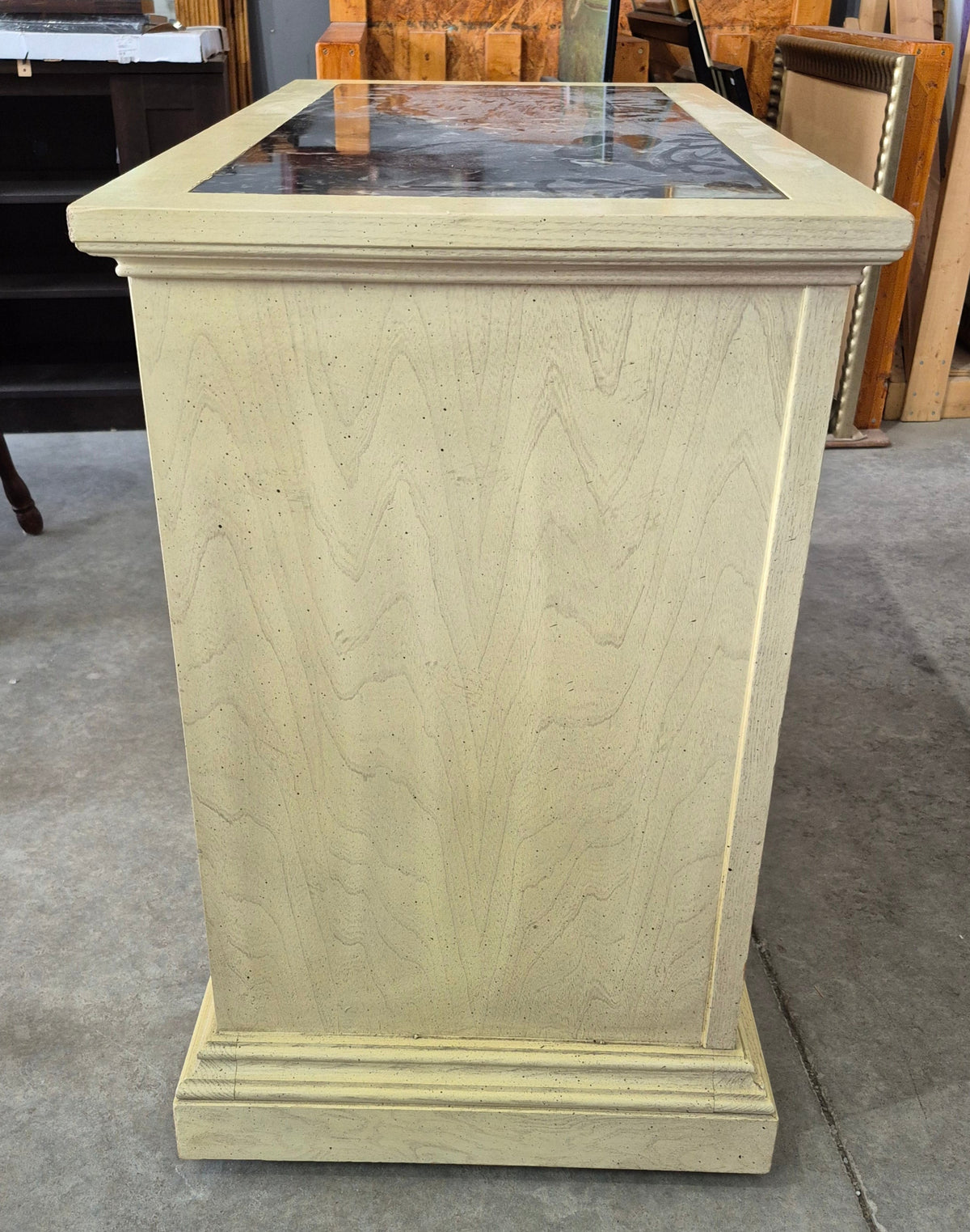 2-Door Credenza with Stone Top