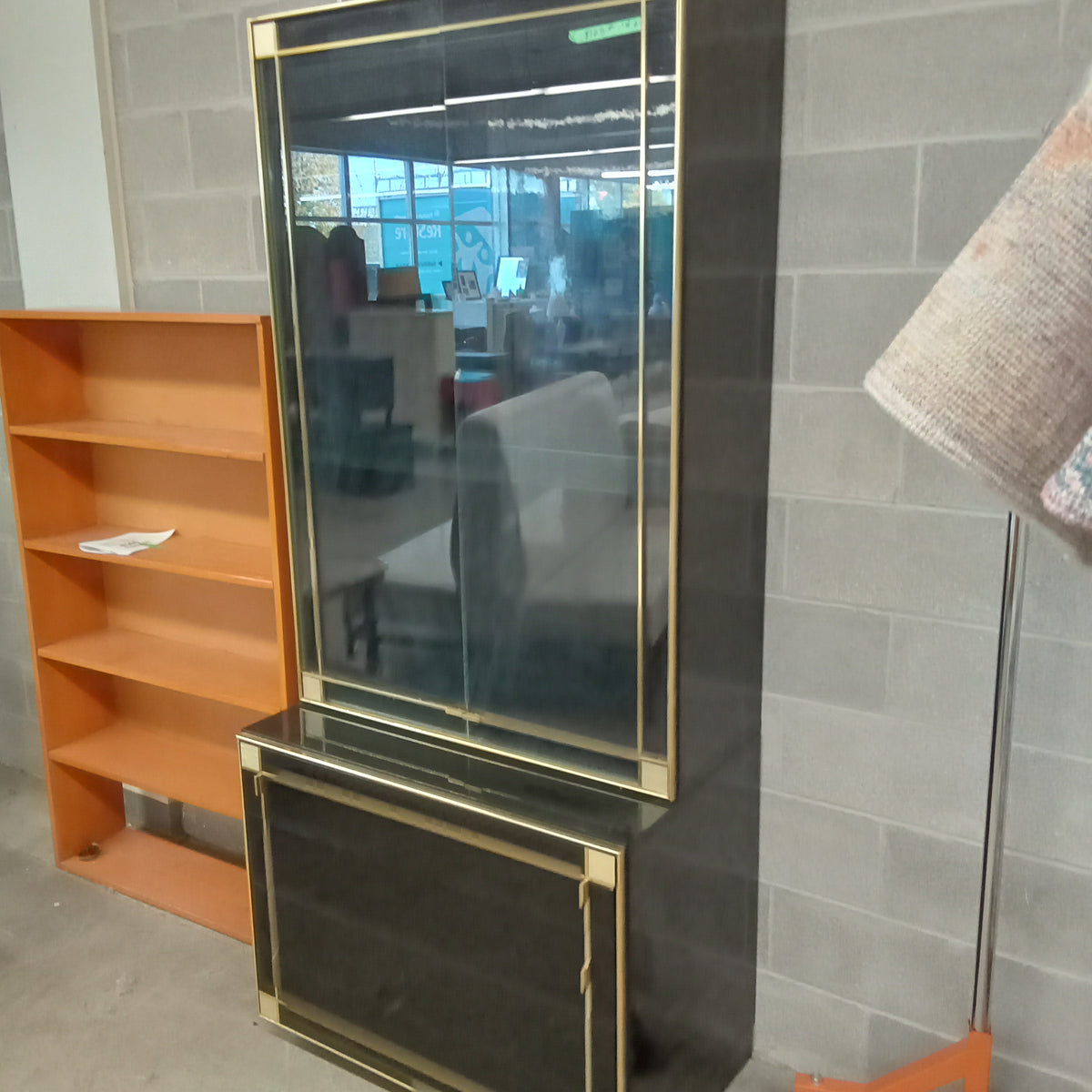 35.5"W 2-Piece Display Cabinet