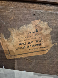 Victorian Carved Dressing Table with Mirror