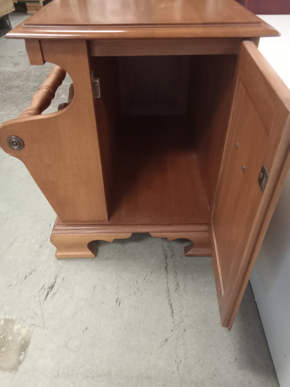 26"W Wooden Nightstand