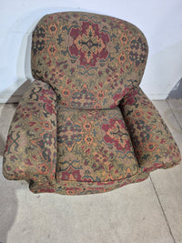 Vintage Multi-Colour Roll Arm Chair
