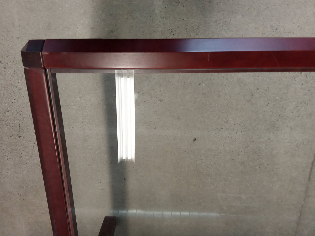 50.5"W Glass Top Coffee Table