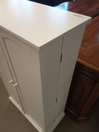 24"W White Storage Cabinet