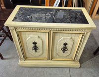 2-Door Credenza with Stone Top