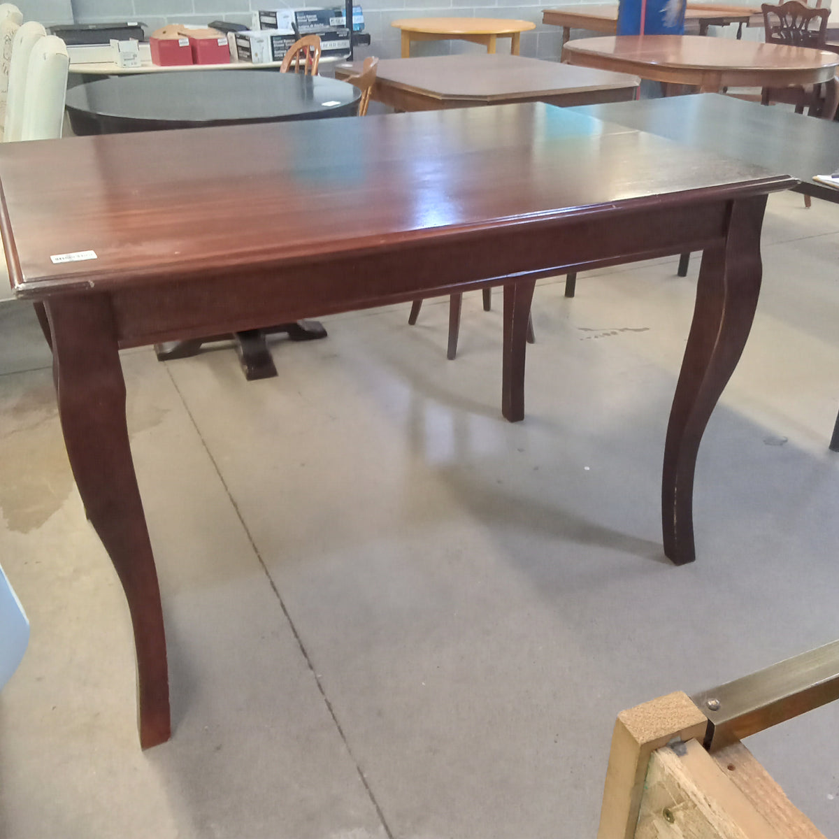 54"W Solid Wood Counter Dining Table