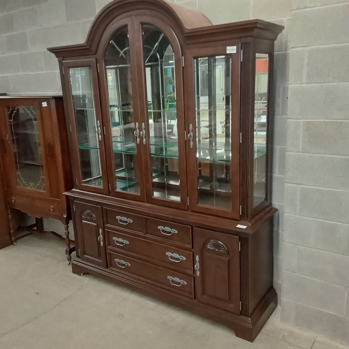 68"W 2-Piece Display Cabinet