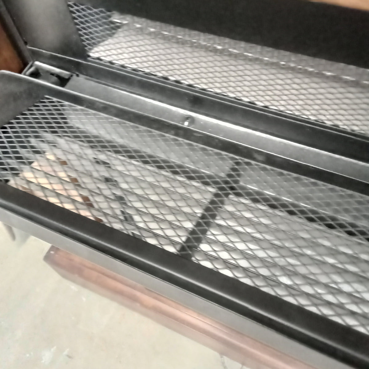 38.5"W Corner Fireplace and Mantle - Electric