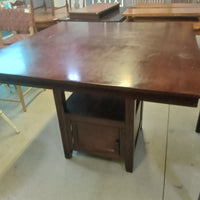 48"W Bar Height Dining Table