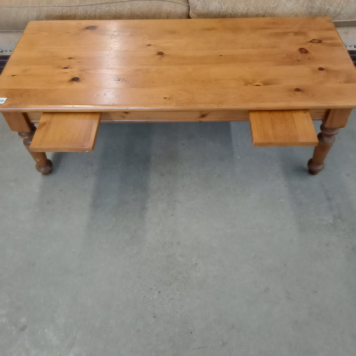 32"W Knotty Pine Coffee Table