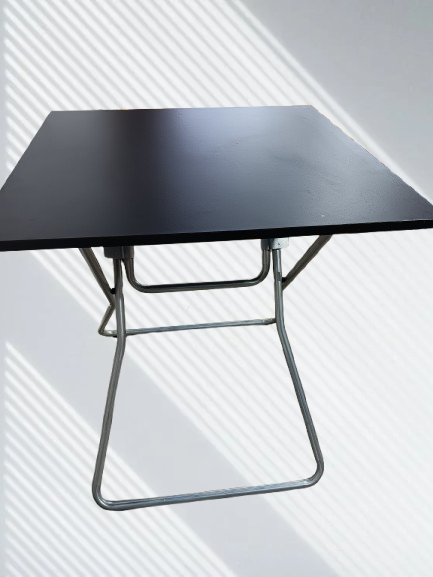 Grey Folding Cart Table