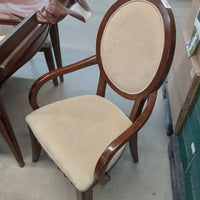 63"W Dining Set with Six Chairs and Two Leaves