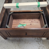 41"W Twin Bed Frame with Storage