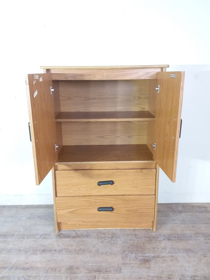 Wood Storage Cabinet