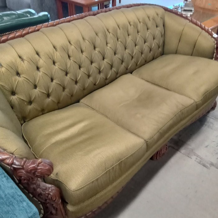 80"W French Provincial Style 3-Seat Sofa