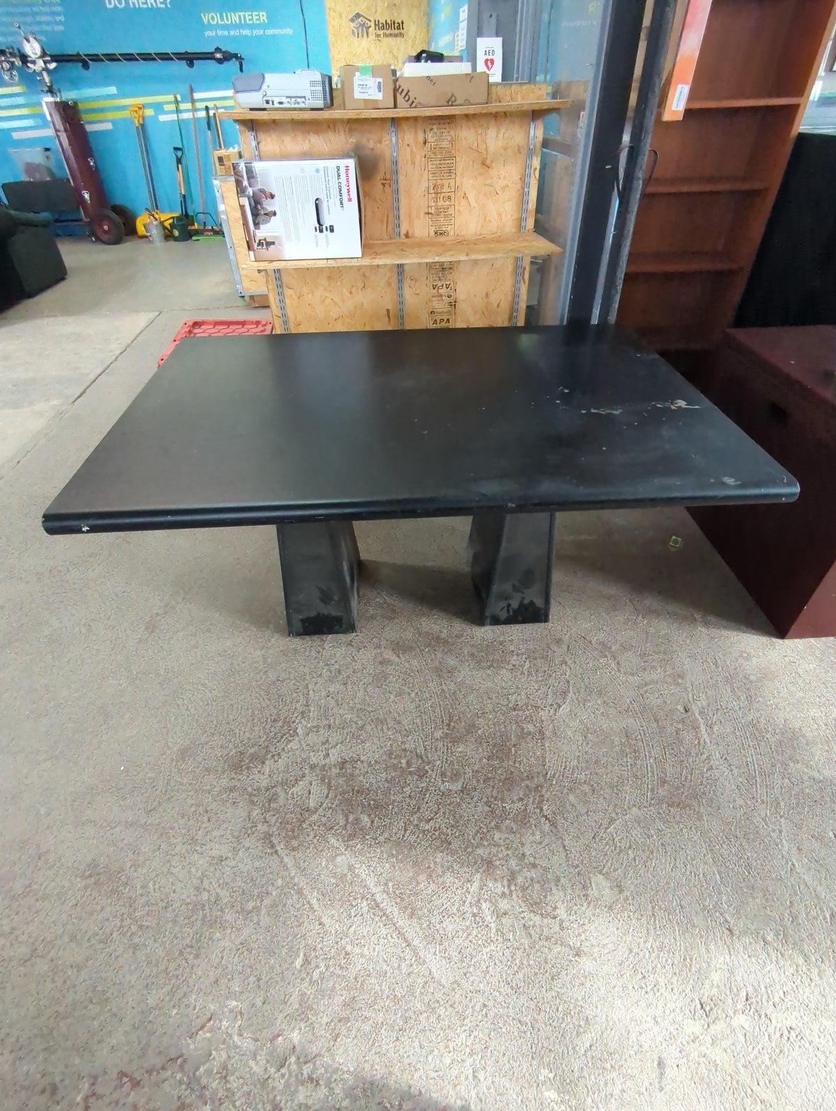 Black Wooden Table