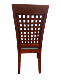 Mesh Style Wooden Chair - Set of 4