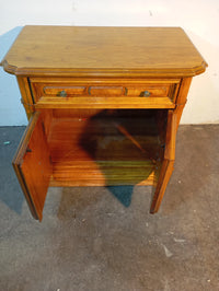 Light Brown Wood Nightstand