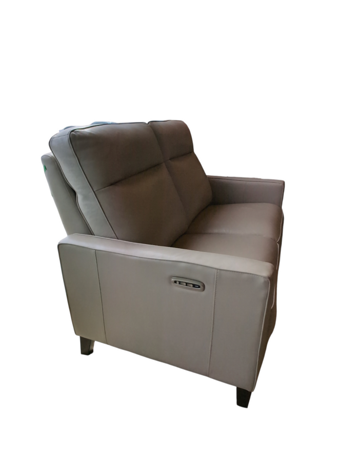 Cream Power Recliner Loveseat