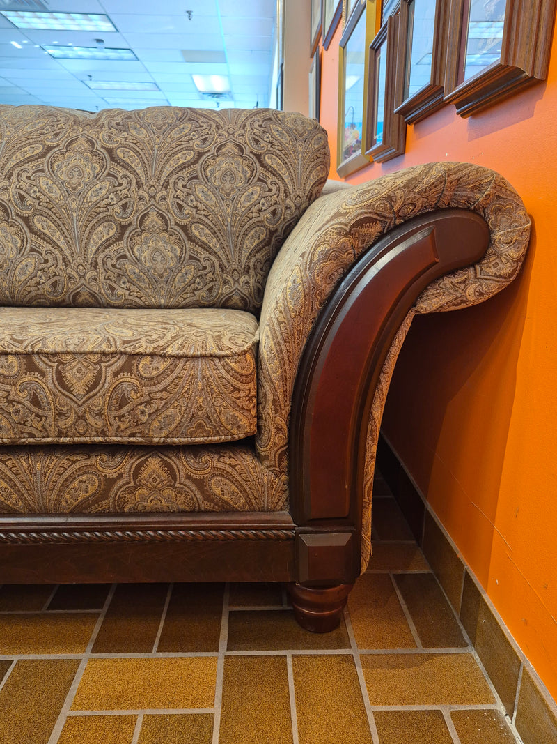 3-Seat Vintage Patterned Sofa