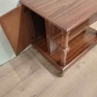 26.5"W End Table with Storage