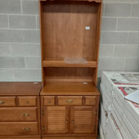 32"W 2-Piece Book Shelf with Storage