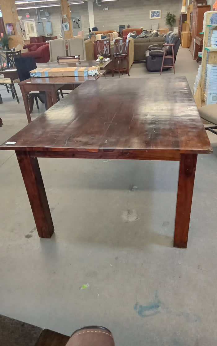83"W Mahogany Dining Table