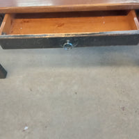 60"W Three Drawer Desk - Knotty Pine