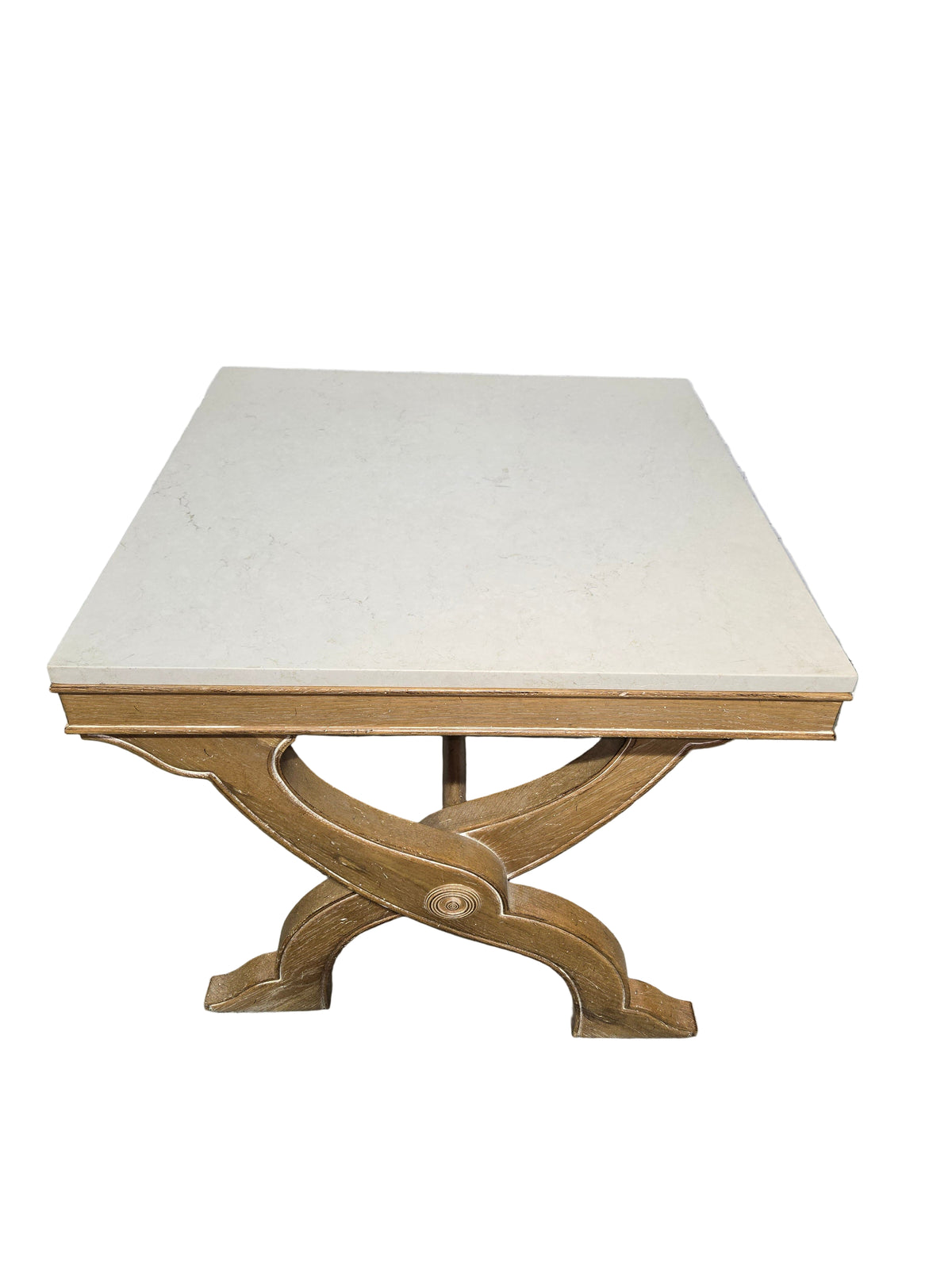 Granite-Top Accent Table
